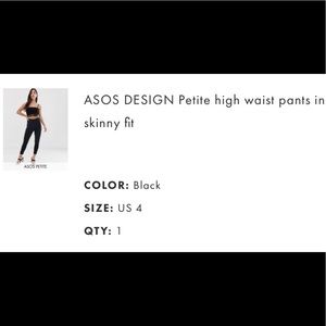 ASOS pants